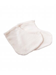 Махровые носки (цвет: молочный)